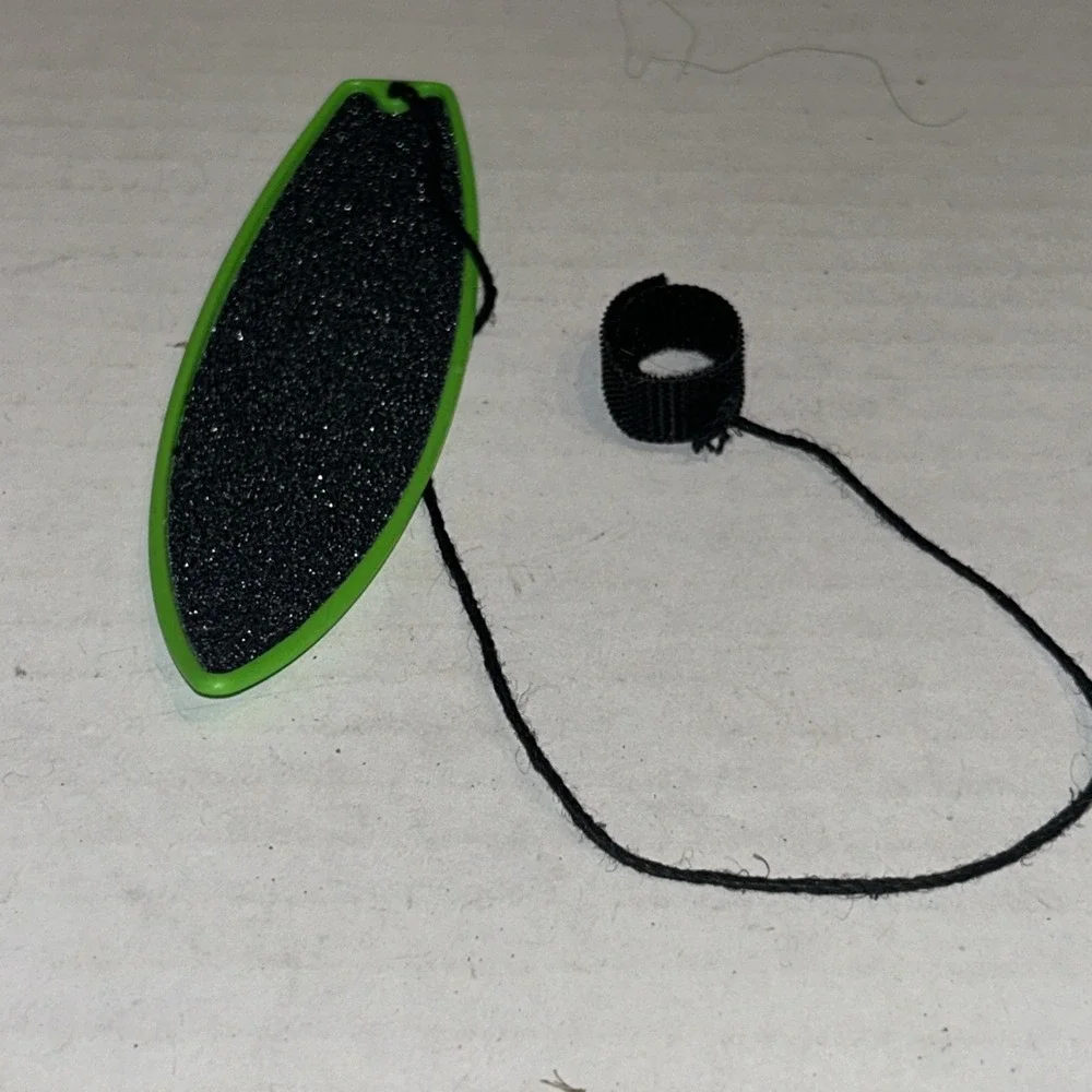 Windeck Mean‎ Green Finger Surfboard With Strap Wind Deck Techdeck C4